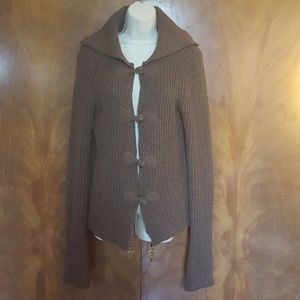 Max studio brown sweater xs